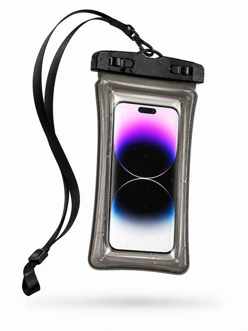 Coque waterproof transparente smartphone étanche natation plage Smartflexo