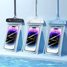 Coque Imperméable Transparente – Écran Tactile | Tous Smartphones jusqu'à 7 pouces